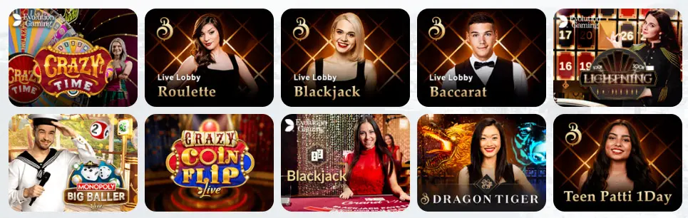 Jeux de casino en direct BETITON CASINO