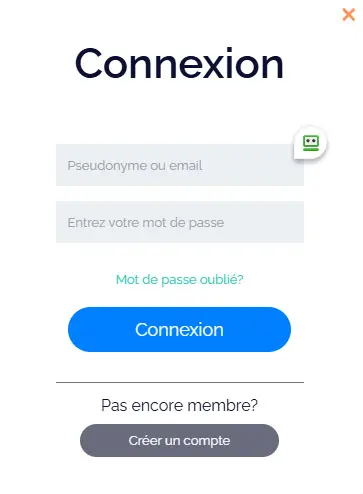 Connexion des membres du Betiton Casino